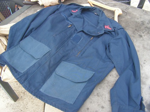 Veste bleu de travail - bleu,