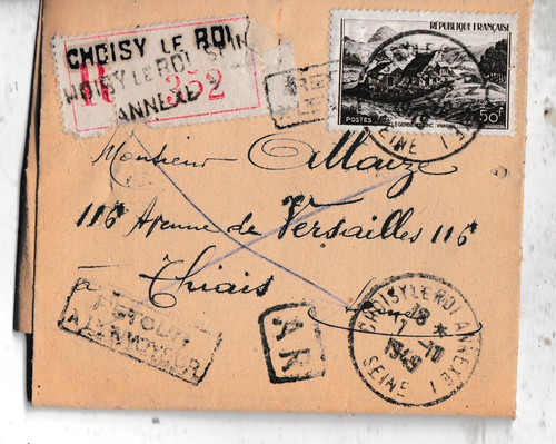 Lettre ancienne quittance - ancienne,