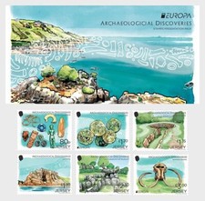 jersey 2025 cept EUROPA Celtic Coin Mammoth Bones Corbelled Tomb 6v mnh PACK