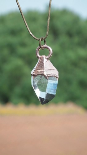 Collier diamant herkimer - collier,