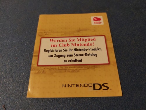 Nintendo club pokemon - nintendo, ds