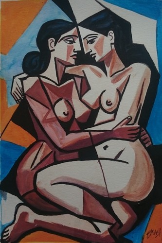 Style picasso cubiste two - style,