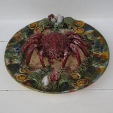 Plat trompe l'oeil barbotine