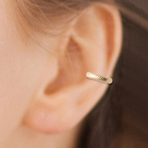 Bague oreille plaqué or - bague, d'oreille