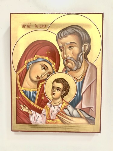 Sainte famille icône - la, famille,