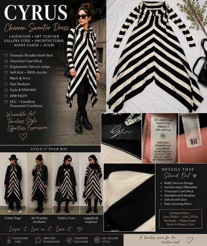 Cyrus chevron black white - cyrus,