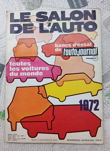 Auto journal salon 1972 - l'auto-journal,