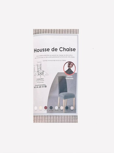 Housse chaise velours - housse,