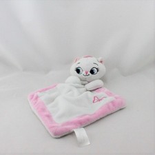 Doudou plat chat blanc rose Marie Les Aristochats DISNEY NICOTOY - 9285