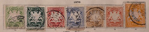 Timbres bavière allemagne - bavière,