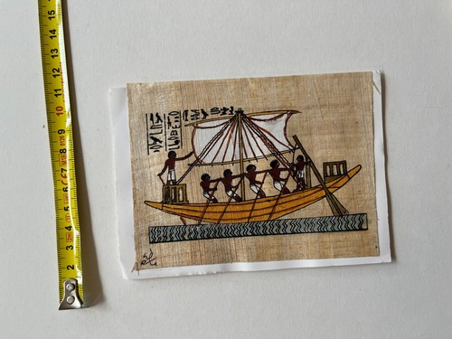 Egyptian papyrus painting - , circ