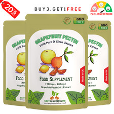 Pamplemousse Pectine Fibre 4000mg Capsules Naturel Digestif & Cholestérol