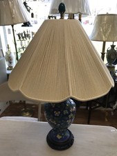 Old Blue Floral Cloisonne