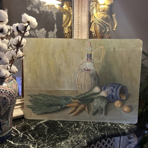 Tableau huile sur panneau