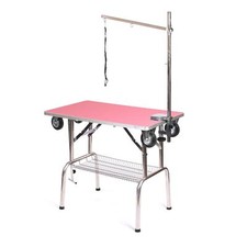 Pedigroom Chien Animaux Soins Mobile Portable Show Table Avec Roues Arm Noose Pi