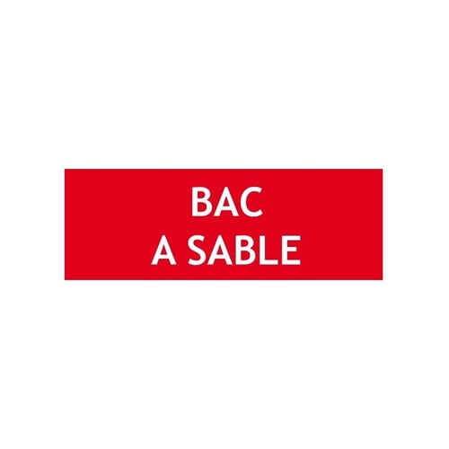 Panneau bac sable - a, sable"