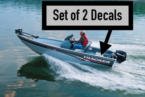 Tracker boat decals - boat, 48”