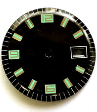 Dial cadran CRC 862 SKY DIVER cvr plongée etanche VINTAGE Zifferblatt 27,6 mm