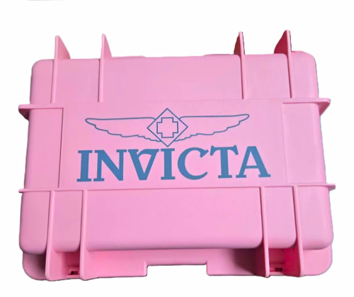 Invicta pink watch storage box - storage,