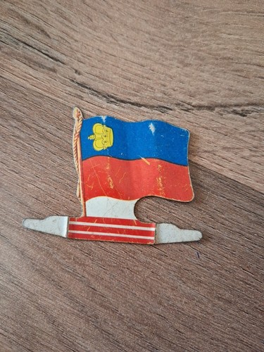 Plaque metal drapeau biscuits - plaque,