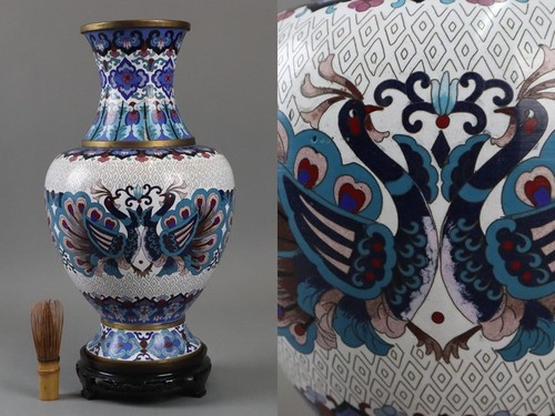 Ancien vase chinois - , cloisonné