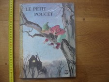 LE PETIT POUCET livre a systeme pop up 1961 BIAS 5261 adhesif crayon PERRAULT