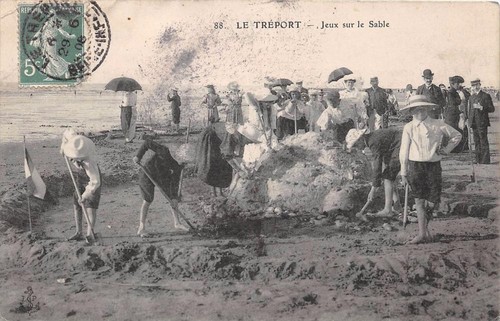 Cpa treport jeux sur - treport,