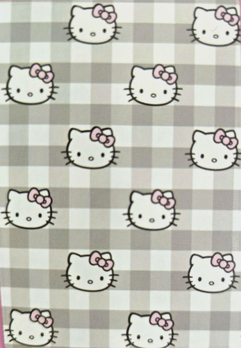 Hello kitty gris rose - hello, blanc