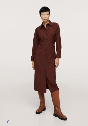 Robe chemise mango taille - mango,