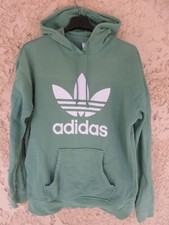 Sweat à capuche ADIDAS oversize vintage TREFOIL femme vert F 38 D 36 UK 10
