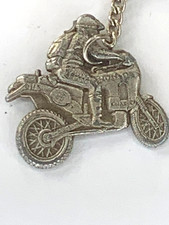 ANCIEN PORTE CLÉ PARIS DAKAR 1987 1er CYRIL NEVEU MOTO HONDA V TWIN MICHELIN ELF