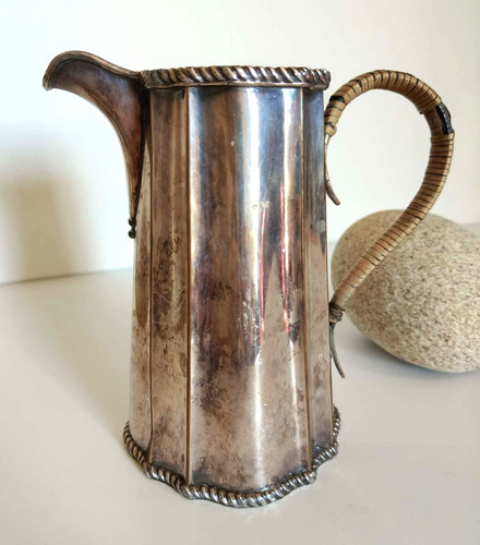 Pichet pot lait métal - pichet,