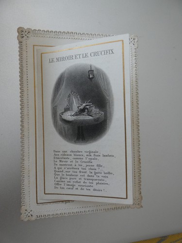 Image pieuse canivet dentelle