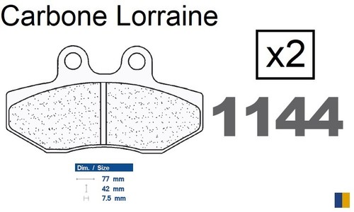 Plaquettes carbone lorraine - plaquettes,
