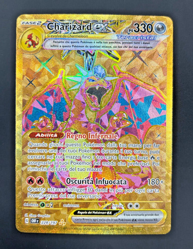 Pokemon papier charizard - pokemon, ex