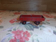 DINKY TOYS REMORQUE ROUGE 4 ROUES  OCCASION Sans la bache