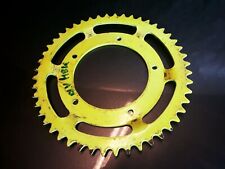 COURONNE JAUNE FLUO DAKAR 48 Dents MOBS MBK 51 MAGNUM EVASION PASSION DAKOTA...