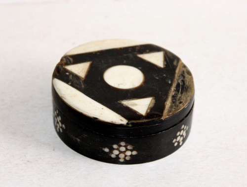Joli boite ronde bijoux tabac - boite,