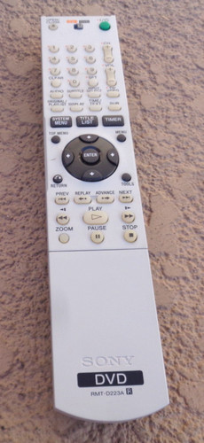 Sony rmt d223a dvd - sony, dvd/dvd