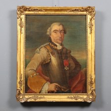 Tableau Ancien Portrait d'un