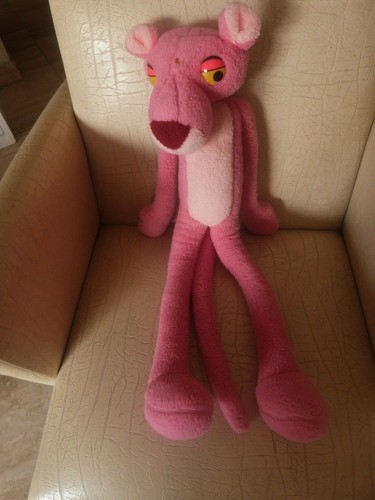 Peluche panthère rose - la,
