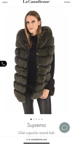 Manteau fourrure renard - manteau,