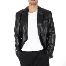 Veste Slim Fit En Cuir