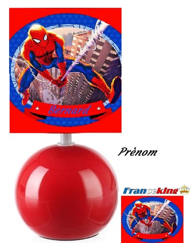 Lampe chevet spiderman - chevet,
