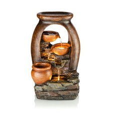 Led-Gartenbrunnen Amphore 50cm