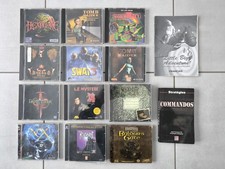 Lot d'anciens jeux PC