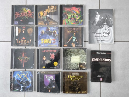 Lot anciens jeux - lot,