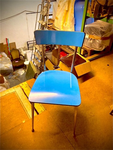 Lot chaises formica bleu - formica,