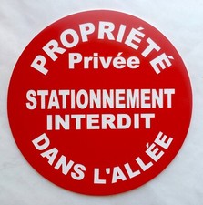 panneau PROPRIÉTÉ Privée