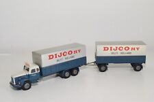 Camion torpilleur B19 1:50 TEKNO SCANIA VABIS AVEC REMORQUE DIJCO NV DELFT CO...